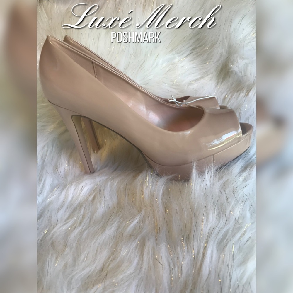 👠JustFab High Society Open Toe Platform Pumps - Picture 3 of 7